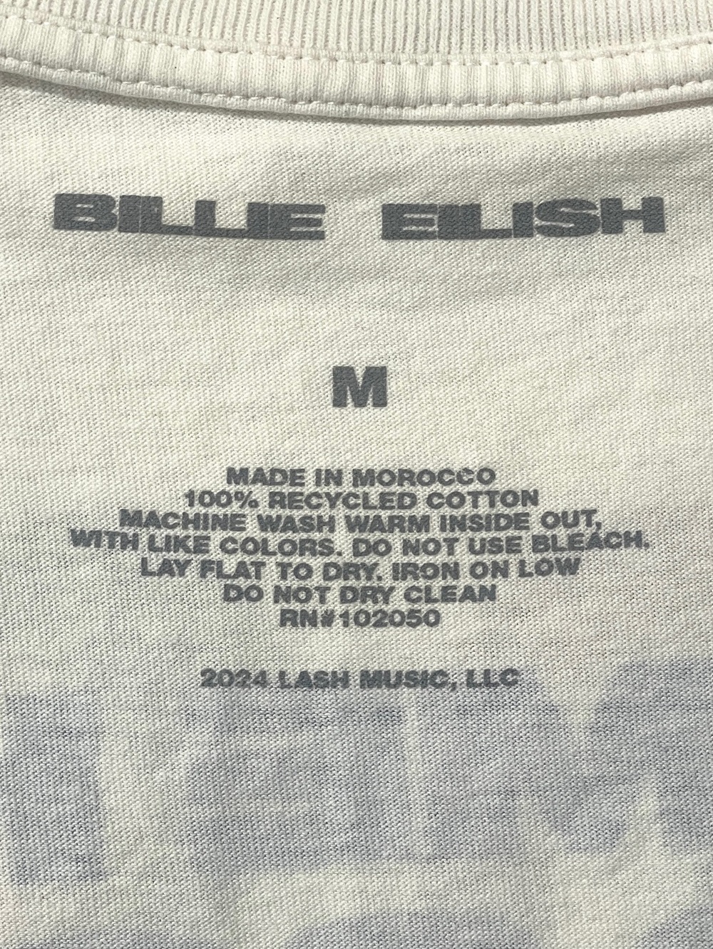 Billie Eilish Hit Me Hard and Soft 2024/2025 Tour Graphic Tee streetwear - Picture 5 of 5